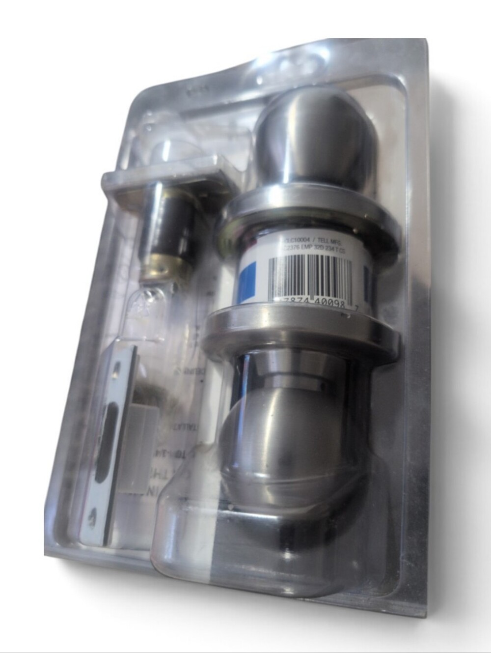 Tell Empire Commercial Privacy Ball Knob Stainless Steel Heavy Duty Grade 2 - Picture 3 of 4
